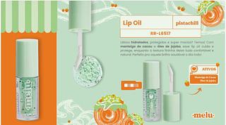 Lip Oil Pistachill c/12pçs Melu Ruby Rose