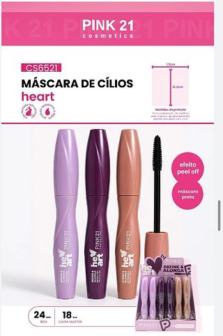 Mascara de cilios c/24pcs Pink 21