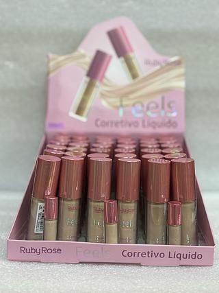 Corretivo liquido feels RubyRose COR 20.30.50 group2 c/36pcs