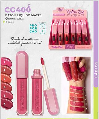 Batom liquido matte /24pcs City Girls