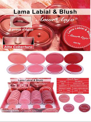 Labial e Blush c/24pçs Amor Anjo