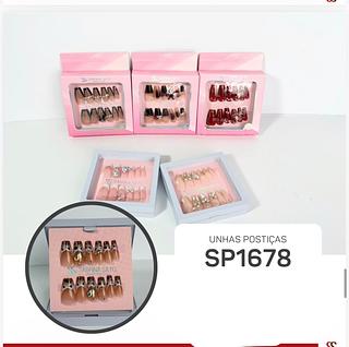 Unha postica em pvc c/12pcs SABRINA SATO