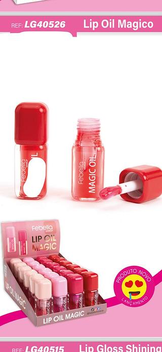 Lip Oil Magico c/24pçs (LG40526) Febella