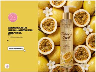 SABONETE FACIAL MARACUJA 120ML C/24PCS BELLE ANGEL
