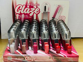Lip gloss glaze 3d star /36pcs Febella