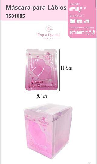 Máscara para Lábios c/48pçs Toque Especial