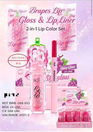 Lip gloss e lip labial 2 in 1 /24pcs BOBBI RARA