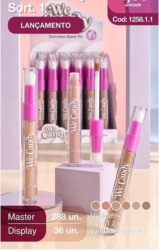 Corretivo quick fix we candy cor 1/36pcs VIVAI