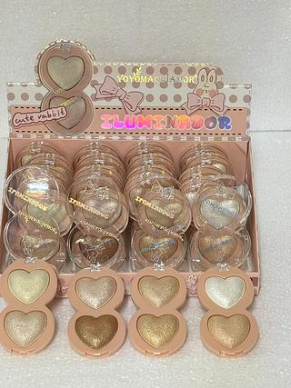 Iluminador Duo c/24pçs Yoyo Maquiagem