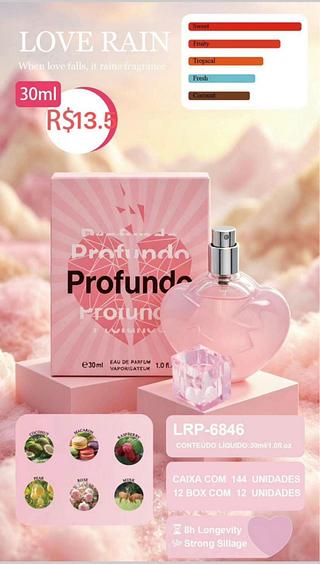 Perfume 30Ml /12pç Love Rain