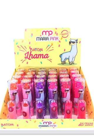 Batom Lhama/ 24pçs (MP10003) Maria pink