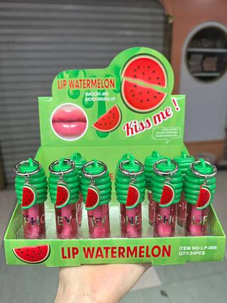 Lip gloss melancia c/24pcs KISS ME
