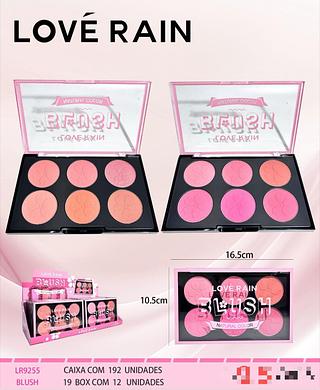 Paleta De Blush c/12pcs LOVE RAIN