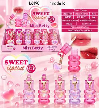 Lip gloss sweet /24pcs Miss betty