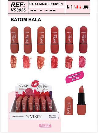 Batom bala c/24pcs YVISIY