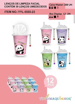 Lenco de limpeza facial c/30pcs YOYO MAQUIAMOR