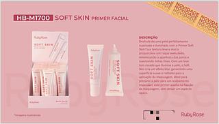 Primer Facial Soft Skin c/24pçs Ruby Rose