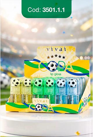Lip gloss copa c/24pcs VIVAI
