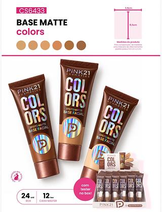 Base matte colors C/24pcs Pink 21