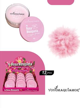 Po Rosa mosqueta /12pcs Yoyo maquiagem