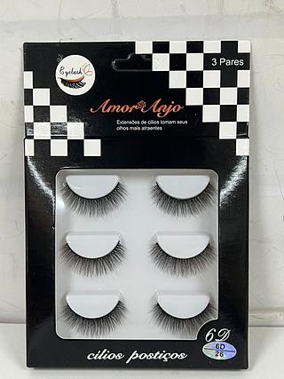 Cilios Postiços 3pares/ DZ (3B-26) Amor&anjo