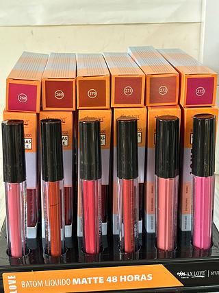 Batom Liquido Matte 48hrs cor:268-273/ 48pçs Maxlove