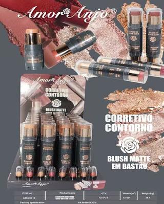 Contorno e Blush Bastao /24pcs Amor Anjo