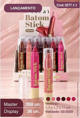 Batom stick matte /36pcs VIVAI