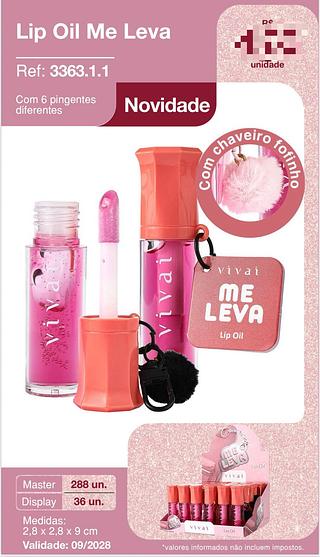 Lip Oil Me Leva c/36pçs VIvai