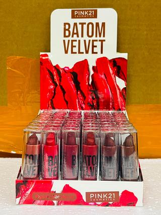 Batom Matte (Velvet) c/48pçs Pink21