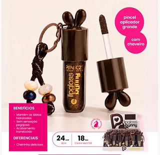 Lip gloss c/24pcs PINK 21