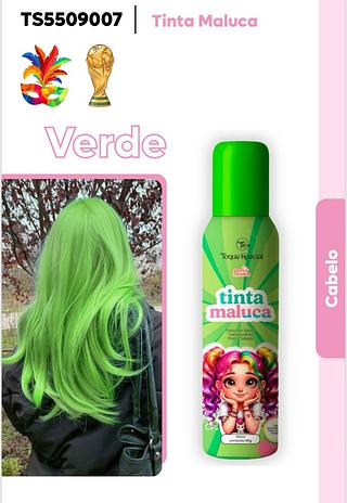 Tinta maluca (Verde) /6pcs Toque Special