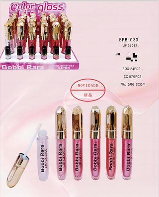 Lip Gloss c/24pçs Bobbi Rara
