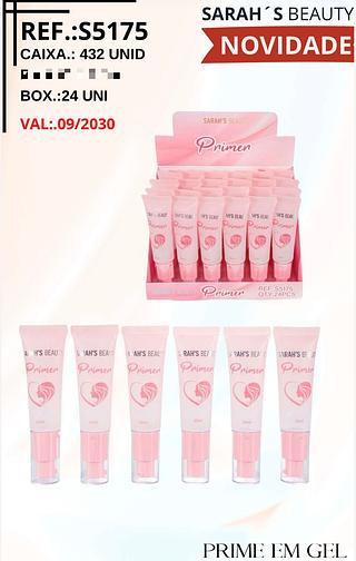 Primer em gel C/24pcs SARAH'S BEAUTY