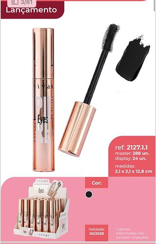 Mascara de cilios pure eyes /24pcs VIVAI