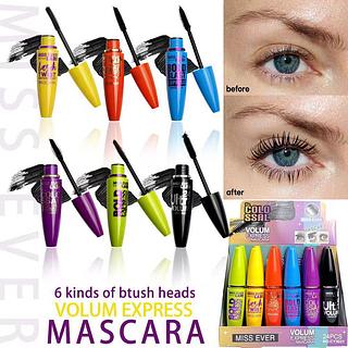 Máscara de Cilios c/24pçs Miss Ever