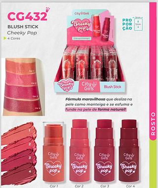 Blush Stick Cheeky Pop c/24pçs City Girls