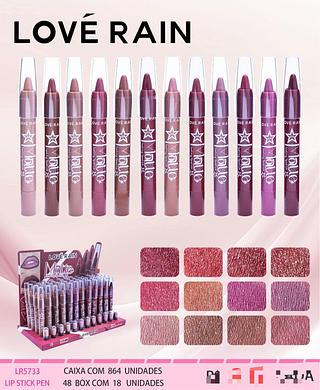Lip stick pen c/48pcs LOVE RAIN