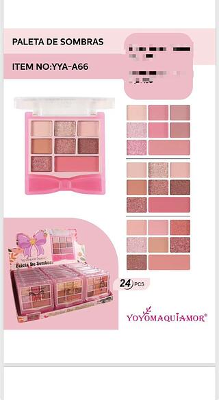 Paleta de sombras /24pcs Yoyo maquiamor