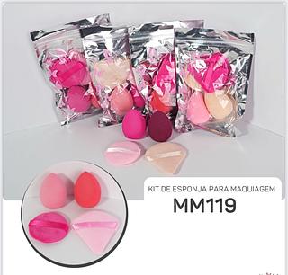 Kit de Esponja para Maquiagem c/12pçs Mandala