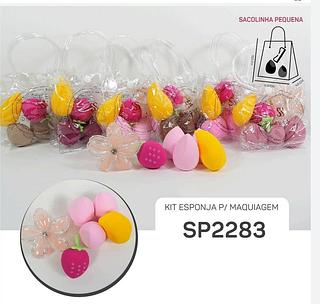 Kit esponja para maquiagem c/12 SABRINA SATO