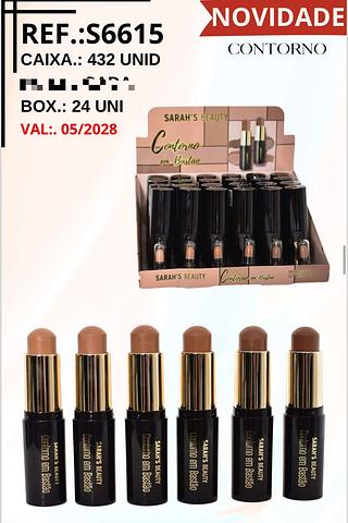 Contorno Stick c/24pçs Sarah´s Beauty