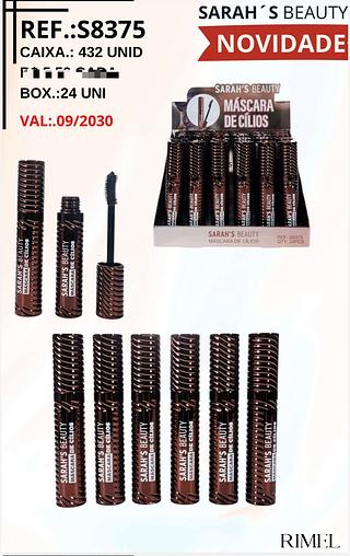 Mascara de cilios C/24pcs SARAH'S BEAUTY