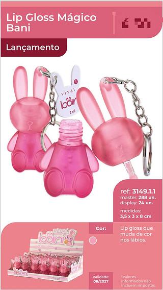 Lip Gloss Magico Bani c/24pcs VIVAI