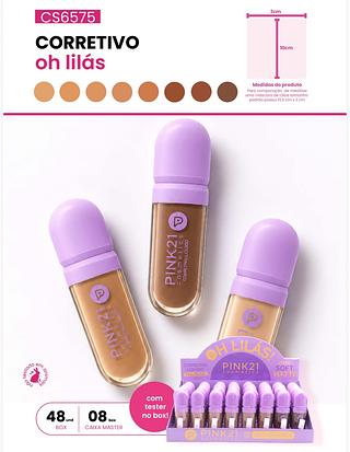 Corretivo oh lilás C/48pcs Pink 21