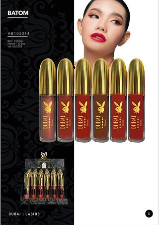 Batom Liquido c/24pçs Playboy