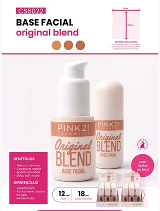Base facial c/12pcs PINK 21