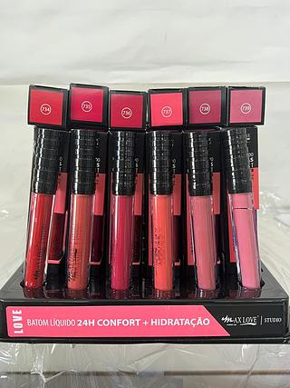 Batom Liquido Love 24hrs cor-734-739 MAX LOVE
