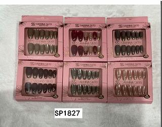 Unha postica em pvc c/12pcs SABRINA SATO