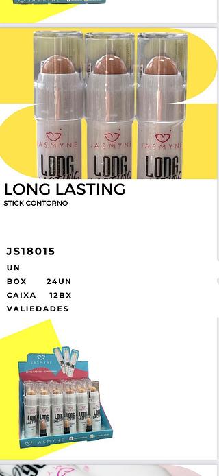 Long Lasting Stick Contorno c/24pcs JASMYNE